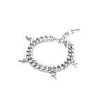 Cuban Titanium Steel Small Cross Bracelet nowadaysfashion