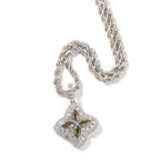 Cubic Zirconia Colorful Four-Leaf Clover Pendant nowadaysfashion