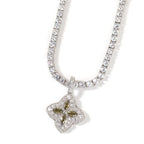 Cubic Zirconia Colorful Four-Leaf Clover Pendant nowadaysfashion