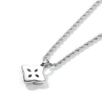 Cubic Zirconia Colorful Four-Leaf Clover Pendant nowadaysfashion