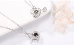 Cupid's Arrow Lover couples necklaces Photo Projection Magnetic Necklace nowadaysfashion