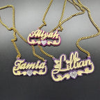 Custom Acrylic Colorful Name Necklace Gift For Her nowadaysfashion