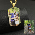 Custom Color Photo Necklaces Pendant With Picture Chain Necklace For Women Child Baby Jewelry nowadaysfashion