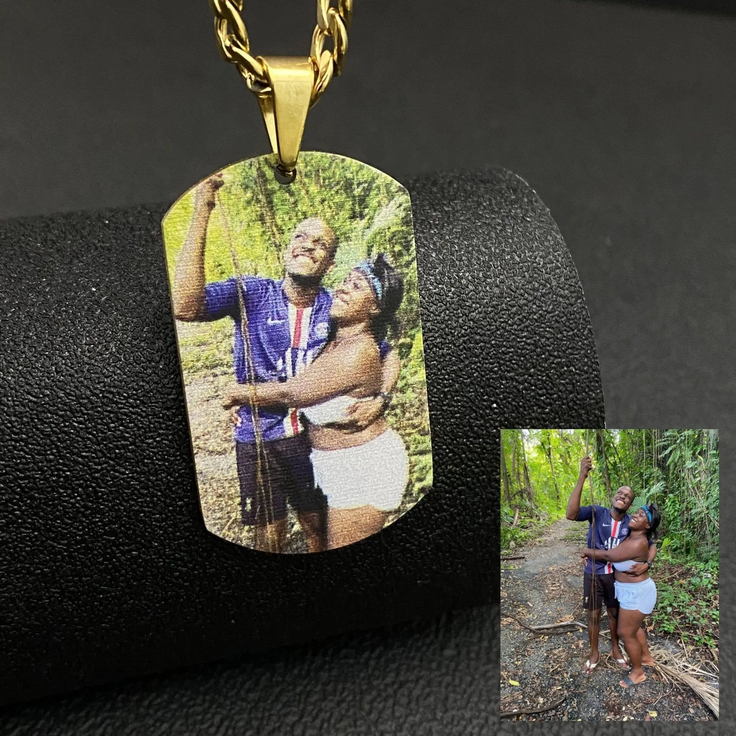 Custom Color Photo Necklaces Pendant With Picture Chain Necklace For Women Child Baby Jewelry - Blade & Thread