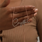 custom diamond name necklace personalized necklace nowadaysfashion