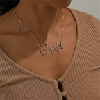 custom diamond name necklace personalized necklace nowadaysfashion