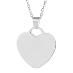 Custom Engraved Picture Photos Name Love Necklace for Women Heart Pendant nowadaysfashion