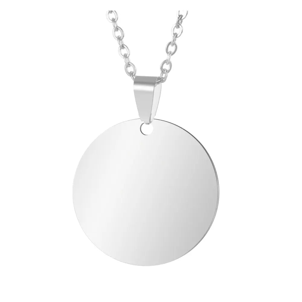 Custom Engraved Picture Photos Name Love Necklace for Women Heart Pendant nowadaysfashion