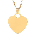 Custom Engraved Picture Photos Name Love Necklace for Women Heart Pendant nowadaysfashion