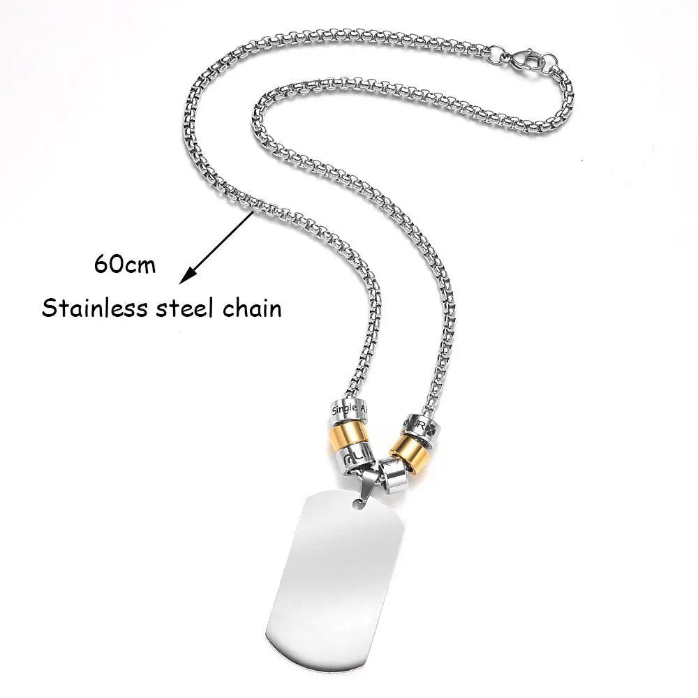 Custom Family Photo Love Necklace for Women Men Square Jewelry nowadaysfashion