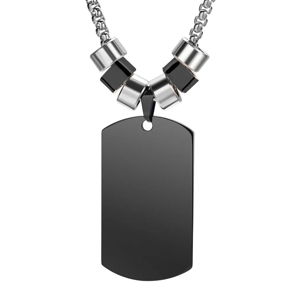 Custom Family Photo Love Necklace for Women Men Square Jewelry - Blade & Thread