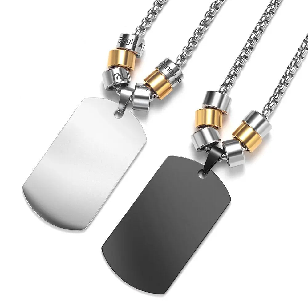 Custom Family Photo Love Necklace for Women Men Square Jewelry - Blade & Thread