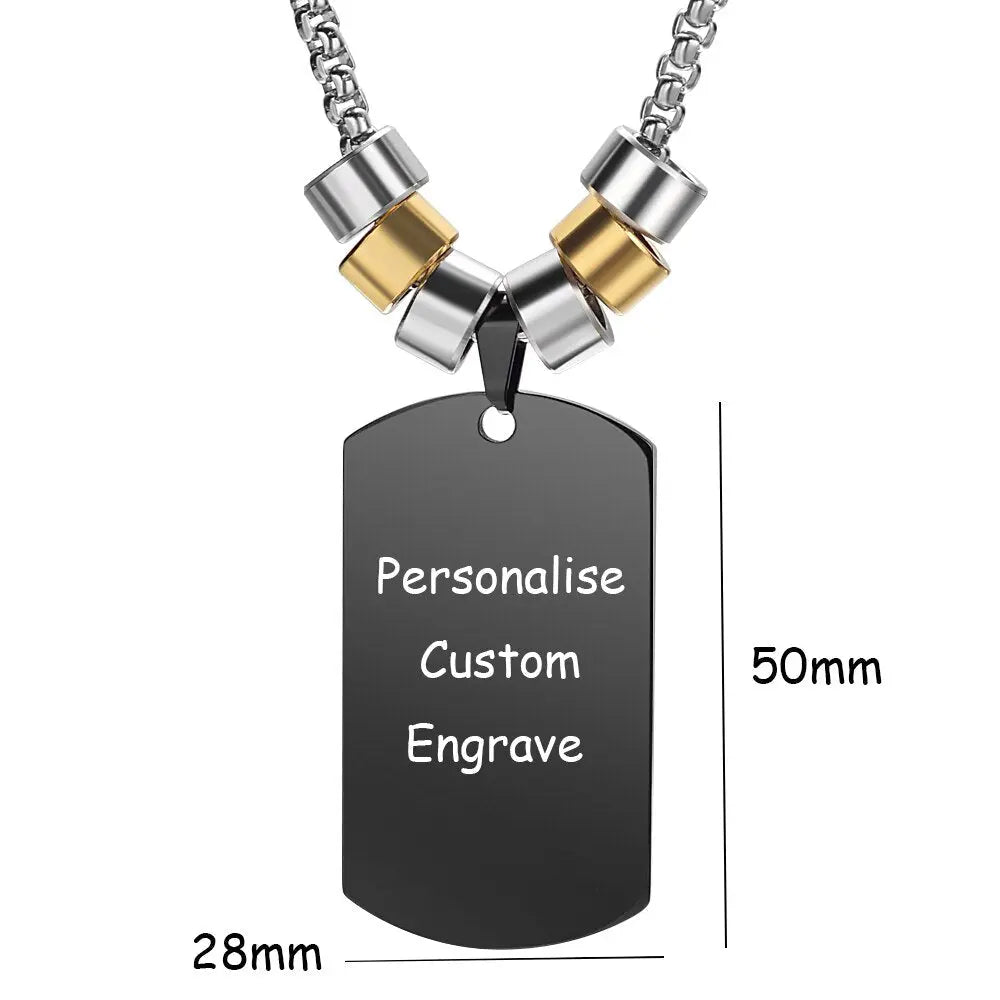 Custom Family Photo Love Necklace for Women Men Square Jewelry nowadaysfashion