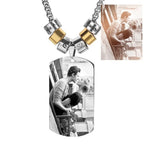 Custom Family Photo Love Necklace for Women Men Square Jewelry nowadaysfashion