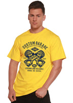 Custom Garage Men's Bamboo Viscose/Organic Cotton Short Sleeve Graphic T-Shirt Spun Bamboo