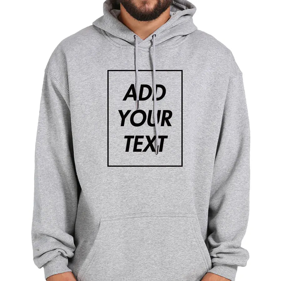 Custom Hoodies Add Your Text Sweatshirt Customized Long Sleeve High Quality Heavy Weight Soft Fleece Tops Hoody - Blade & Thread