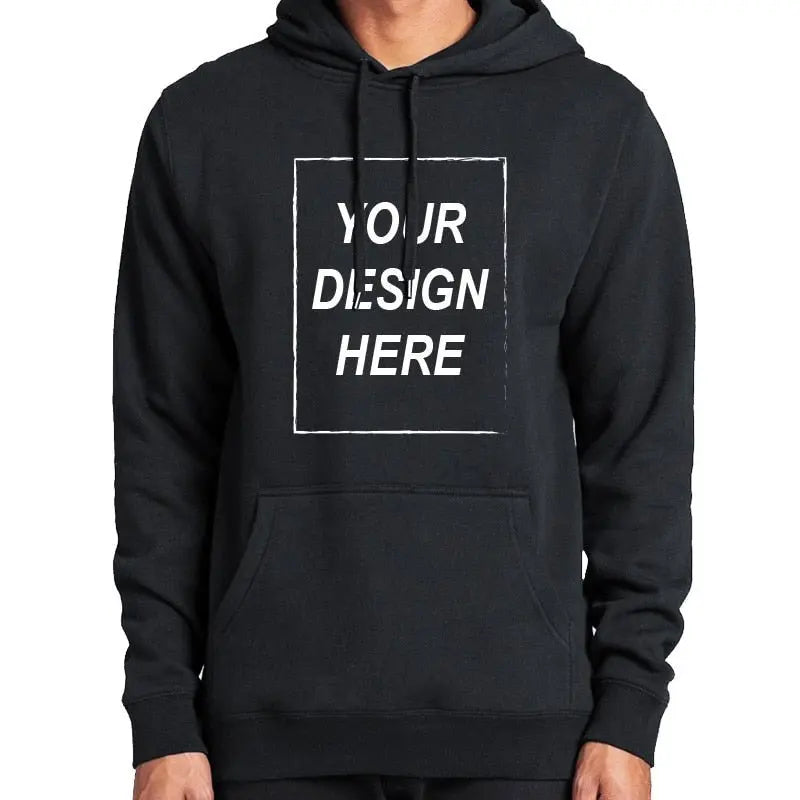 Custom Hoodies Add Your Text Sweatshirt Customized Long Sleeve High Quality Heavy Weight Soft Fleece Tops Hoody - Blade & Thread