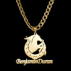 Custom Horse Name Necklace Stainless Steel Personalized Jewelry nowadaysfashion