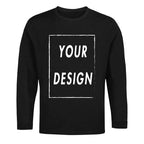 Custom Long Sleeve Shirt EU Size 100% Cotton Make Your Design Logo Text High Quality Gifts Tops nowadaysfashion