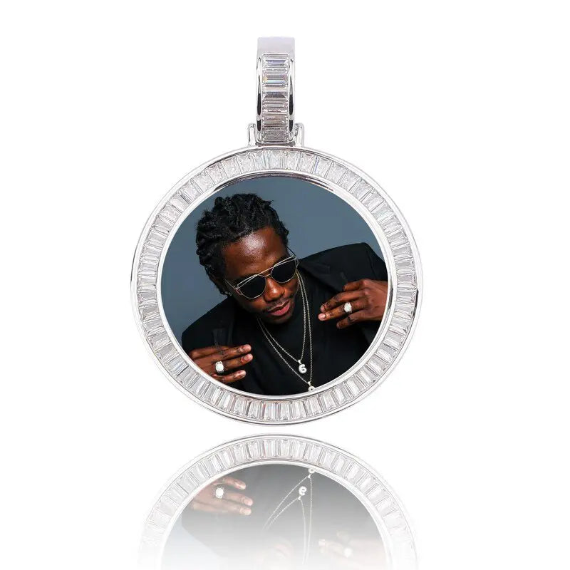 Custom Made Photo Medallions Necklace & Pendant With Hip hop Jewelry - Blade & Thread