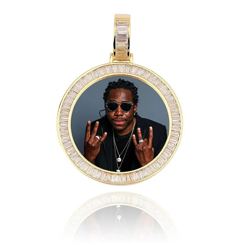 Custom Made Photo Medallions Necklace & Pendant With Hip hop Jewelry - Blade & Thread