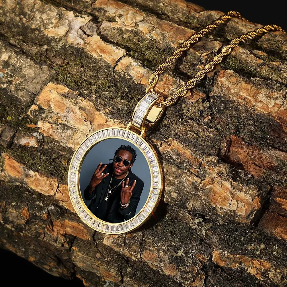 Custom Made Photo Medallions Necklace & Pendant With Hip hop Jewelry - Blade & Thread
