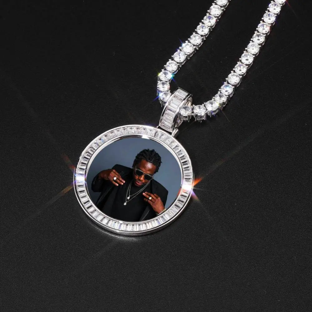 Custom Made Photo Medallions Necklace & Pendant With Hip hop Jewelry - Blade & Thread