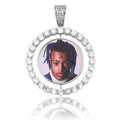 Custom Made Photo Rotating double-sided Medallions Pendant Necklace Men's Hip hop Jewelry nowadaysfashion