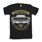 Custom Muscle Men's Bamboo Viscose/Organic Cotton Short Sleeve Graphic T-Shirt Spun Bamboo