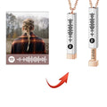 Custom Music Spotify Code Favorite Song Double Retractable Rope Choker Necklaces nowadaysfashion