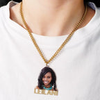 Custom Name Memory Necklace,Personalized Name Necklaces with Picture,Handmade Nameplate Necklace, nowadaysfashion