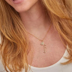 Custom Name Necklace Handwriting Style With Flower Personalized Name Jewelry nowadaysfashion