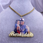 Custom Name Picture Necklace for Women Personalized  Acrylic Pendent Necklace Custome Jewelry nowadaysfashion
