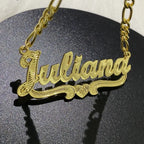 Custom Nameplate Necklace 3D Pendant Necklace Personalized Custom Name Jewelry nowadaysfashion
