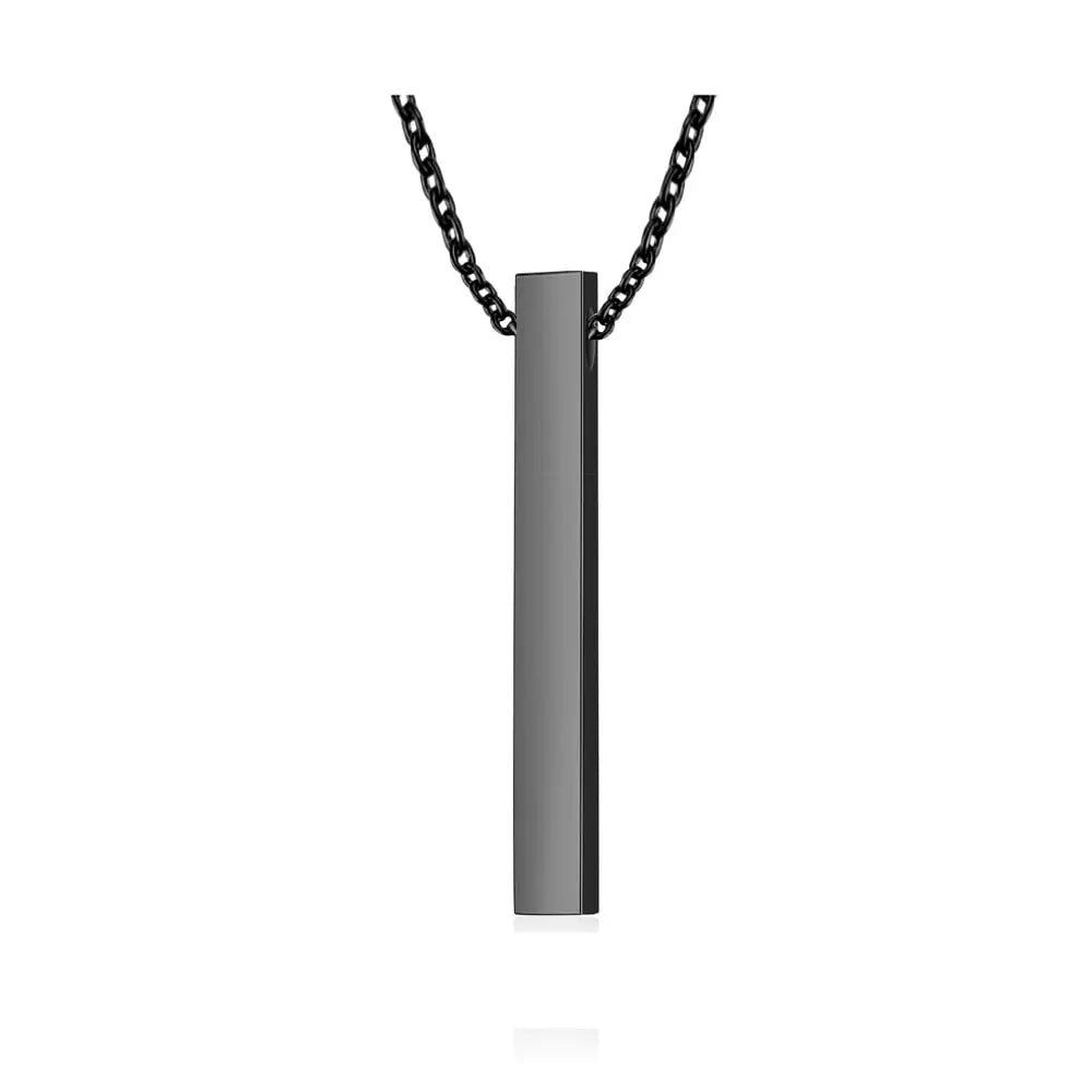 Custom Necklace Bar Engraved Name Text Bangle Cuff Jewelry nowadaysfashion