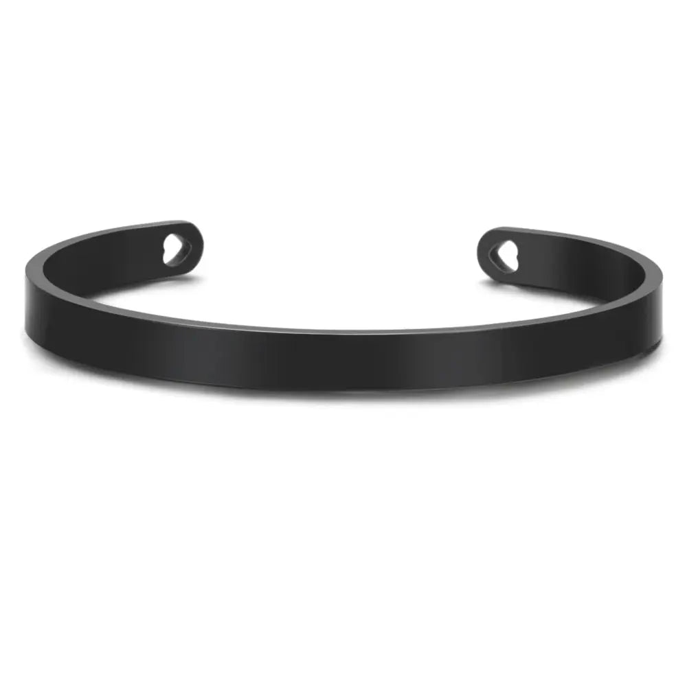 Custom Necklace Bar Engraved Name Text Bangle Cuff Jewelry nowadaysfashion