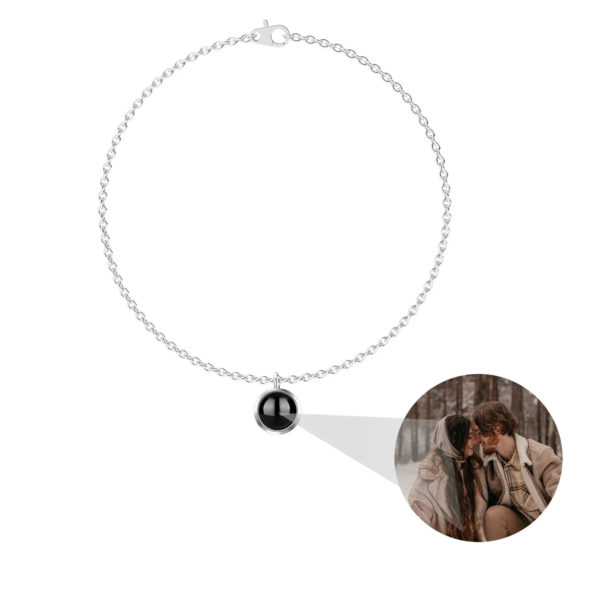 Custom Personalized Photo 100 Languages I Love You Projection Bracelet nowadaysfashion