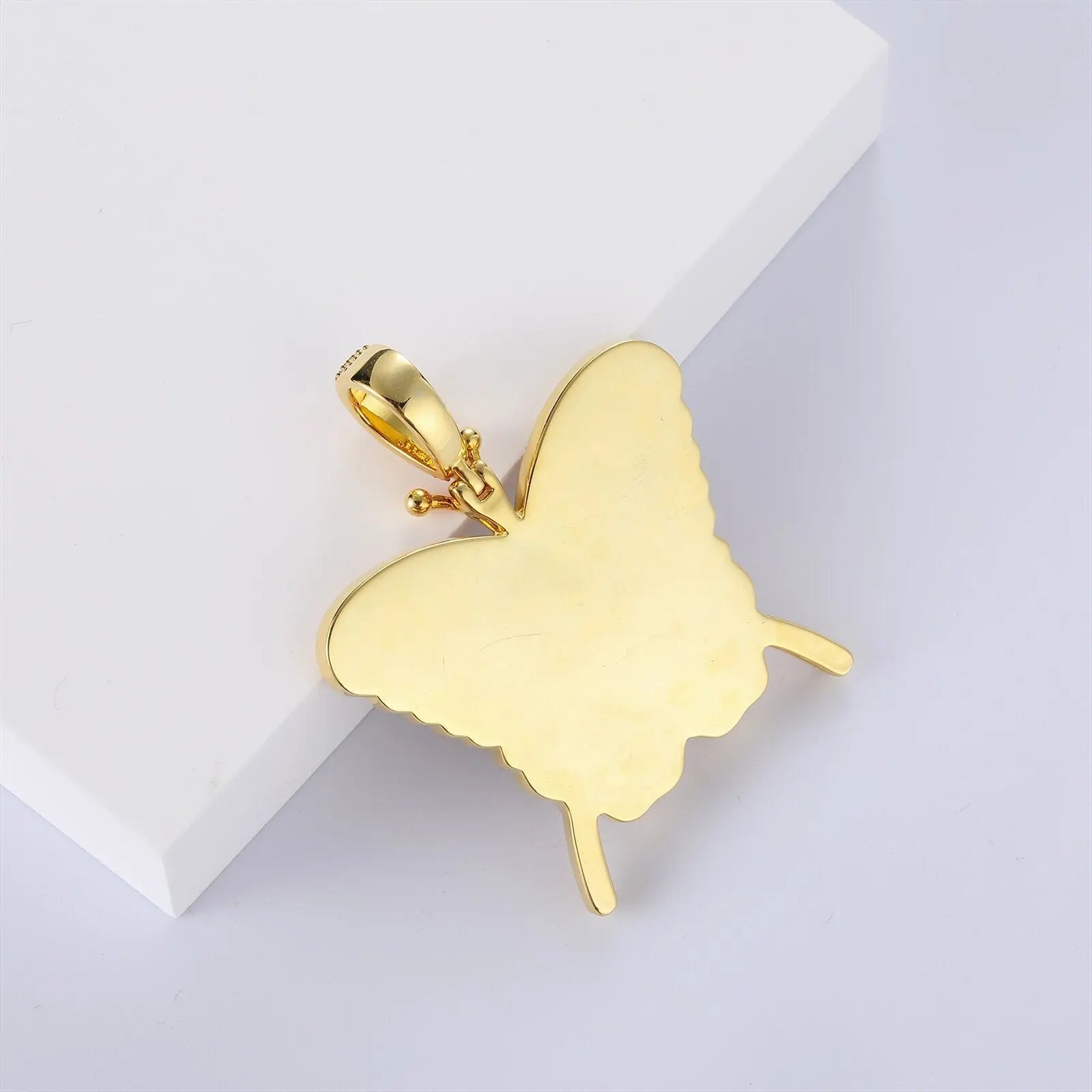 Custom Photo Butterfly Shape Necklace Pendant - Blade & Thread