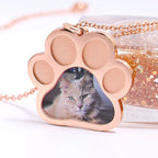 Custom Photo Memorial Jewelry Dog Paw Necklaces Cat Gift nowadaysfashion