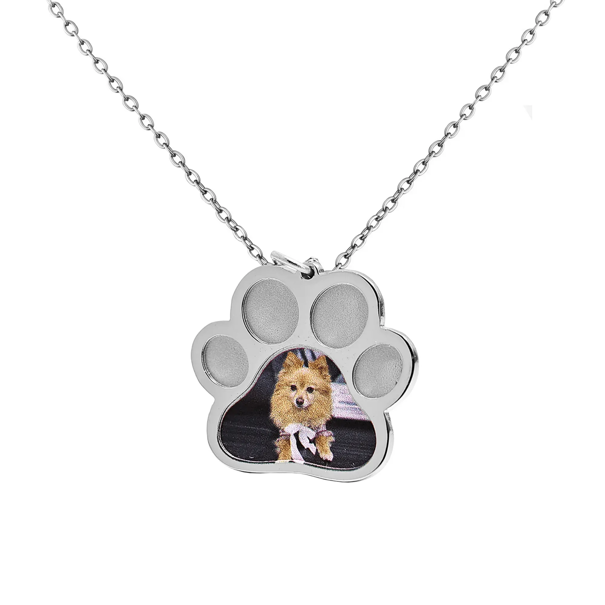 Custom Photo Memorial Jewelry Dog Paw Necklaces Cat Gift - Blade & Thread