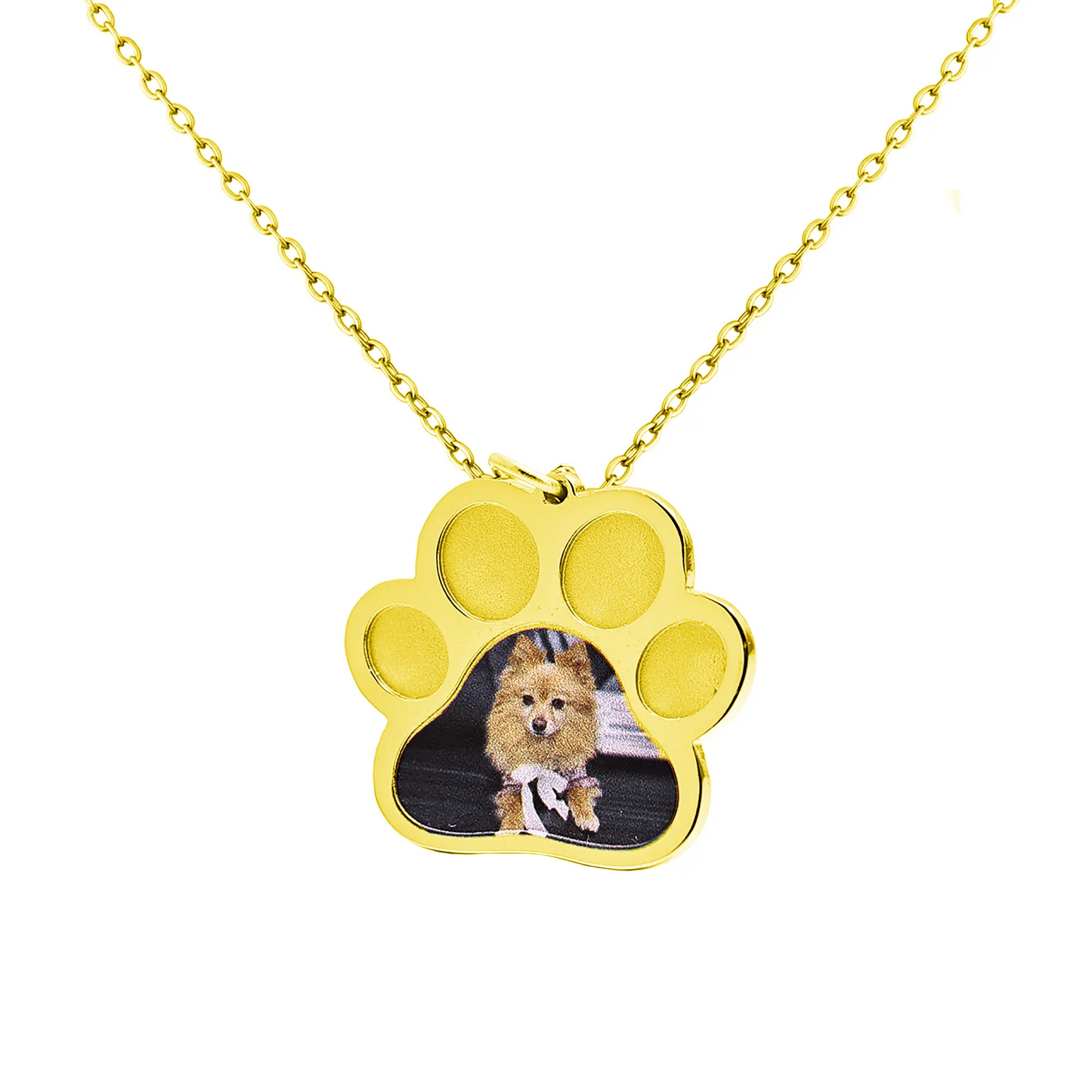 Custom Photo Memorial Jewelry Dog Paw Necklaces Cat Gift - Blade & Thread