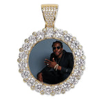 Custom Photo Memory Medallions Necklace With Tennis Chain With Cubic Zircon Chains nowadaysfashion