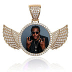 Custom Photo Memory Medallions Necklace With Tennis Chain With Cubic Zircon Chains nowadaysfashion