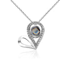 Custom Photo Name Projection Necklace For Love Memory Heart Shaped Necklaces nowadaysfashion