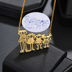 Custom Photo Necklace Custom Picture Nameplate Pendant Necklace for Kids Memory Jewelry nowadaysfashion
