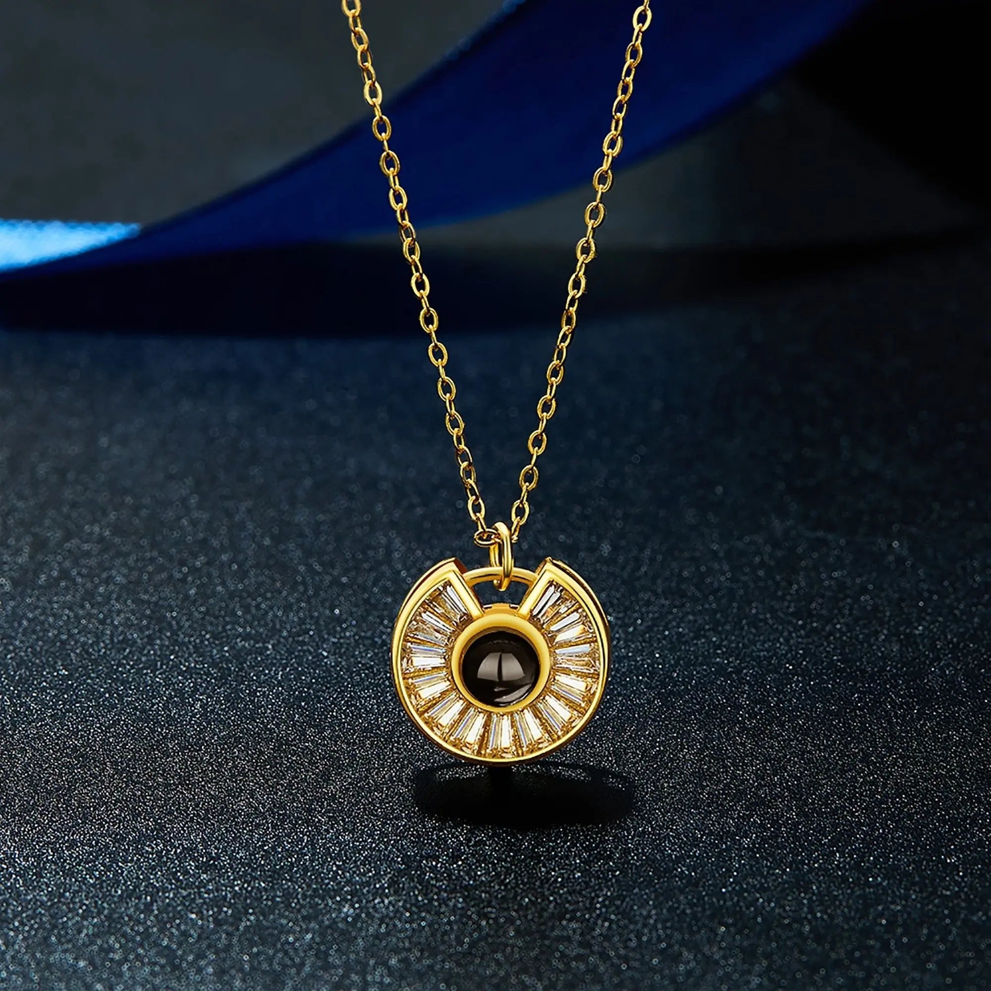 Custom Photo Necklace Flower Necklace Valentine's Day Romantic Gift nowadaysfashion