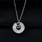 Custom Photo Necklace Flower Necklace Valentine's Day Romantic Gift nowadaysfashion