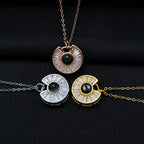 Custom Photo Necklace Flower Necklace Valentine's Day Romantic Gift nowadaysfashion
