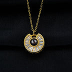 Custom Photo Necklace Flower Necklace Valentine's Day Romantic Gift nowadaysfashion