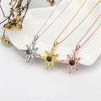 Custom Photo Necklace Flower Pendant Personalized Projection Jewelry nowadaysfashion